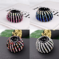 Miniatyrbild 3 av 8: Kvinnor Rhinestone Claw Hög hästsvans Clip Fixed Spänne Claw Clip Multicolor