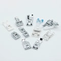 Miniatyrbillede 3 af 8: 11 stk. Multifunktionel trykfod til husholdningssymaskiner