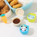 Miniatyrbilde 3 av 8: 1/3/4 stk Mini krydder saus flaske bærbar ketchup salat dressing dispenser C