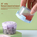 Miniatyrbild 2 av 8: 1 st Plastdressingsbehållare Sås Sallad Kylskåp Förvaringsburk White