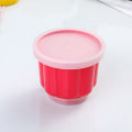 Miniatyrbilde 1 av 5: 1 STK Pudding Geléform Gjenbrukbar plastsjokoladekakeform Ba Red