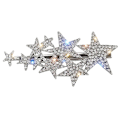 Miniatyrbilde 6 av 8: Rhinestone Pentagram Hårklemmer Dame Styling Hårklemmer Glitte A2