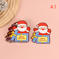 Miniatyrbild 1 av 8: 50 st julgodispapperskort DIY Cartoon Godisgåvor Inpackning A1