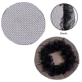 Miniatyrbilde 6 av 8: Lite hull Svart Elastisk Mesh Snood Hair Net Bun Cover for Ball C
