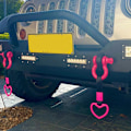 Miniatyrbilde 2 av 8: Togbusshåndtak Håndstropp Drift Charm Strap Drift Tilbehør Red