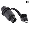 Pikkukuva 1 / 8: 12V 3Pin Socket Trailer Adapter Power Pistorasialiitin For plug