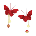 Pikkukuva 5 / 8: 2kpl Style Red Wedding Butterfly riippuva makuuhuone Olohuone W Red