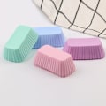 Miniatyrbillede 3 af 5: 5 Stk Silikone Kageforme Rektangulære Muffin Cup Kage Bagning Mou Random-5pcs