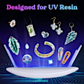 Miniatyrbilde 4 av 8: Bærbar Mini UV-lampe UV-lys UV-harpiksherdingslampe USB-lading White