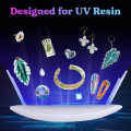 Miniatyrbillede 4 af 8: Bærbar Mini UV-lampe UV-lys UV-harpikshærdende lampe USB-opladning White