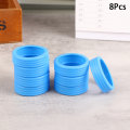 Miniatyrbillede 1 af 8: Bagage Hjul Beskytter Silikone Hjul Hjul Sko Reducer Nr Blue A2