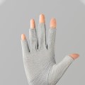 Pikkukuva 8 / 8: Cotton Summer Women Thin Lace Dew Half Finger Riding UV Protect Beige