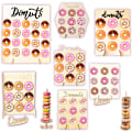 Miniatyrbillede 2 af 6: Træ Donuts Væg Display Stand Holder A2