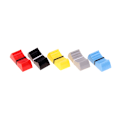Miniatyrbillede 3 af 5: 10 STK Fader Knop Cap Touch Sensitive Slider Ribbed Mixer Desk S Black