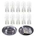 Miniatyrbillede 3 af 5: 10 stk Bil T10 Halogen W5W 12v Auto Lampe Pærer Instrument Lys