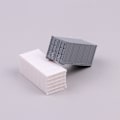 Miniatyrbillede 4 af 5: 1:87 Containermodel 20 fod fragt til jernbanescene La Watermelon red