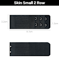 Miniatyrbillede 1 af 8: Kvinder BH Extenders Strap Extenders Spænder Elastic Extender Br 22(B 2R3H black)