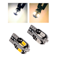 Pikkukuva 6 / 8: 2kpl T10 LED-polttimot Canbus 5630 8SMD rekisterikilven lamppu auton kartta Ice Blue