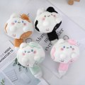Miniatyrbilde 4 av 8: Tuan Tuan Meow Pendant Squeaking Tail e Cat Plush Doll Key Chai Brown