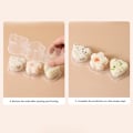 Miniatyrbillede 5 af 8: e Hvid 3 Grid Sushi Form Bento Rice Ball Sushi Værktøjssæt Seawee A
