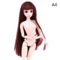 Pikkukuva 1 / 5: 30cm BJD-nukke Kaunis prinsessanukke Nukenpää tee-se-itse hiusnukke A4
