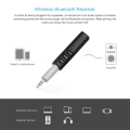 Miniatyrbilde 3 av 5: Trådløs Bluetooth 5.0 mottakeradapter 3,5 mm jack for bilmusi
