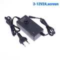 Power strömförsörjning AC DC 220V till 3V-36V 1/2/3/5A Universal 6(3-12V2A,screen)