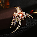 Miniatyrbillede 3 af 5: Krystalemalje Phoenix Fuglebrocher Dyrepind til Kvinder Mænd B Multicolor