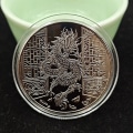 Miniatyrbillede 8 af 8: 2024 Zodiac Dragon Souvenir Medaljer Guld Erindringsmønter Col Silver