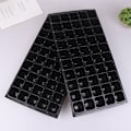 Miniatyrbillede 1 af 8: 2 stk. 50 cellers plantespirer bakker i plast til spiring af frø - sorte Black