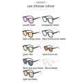 Miniatyrbilde 6 av 8: Trendy solbriller for kvinner Design Gradient farge Rosa solglass C