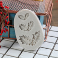 Miniatyrbillede 5 af 8: Kage Silikonform Julemistel Fondant Chokolade Cookies C Gray