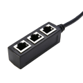 Miniatyrbillede 6 af 7: Ethernet Kabel Splitter Netværksadapter Ethernet Splitter 1 Til