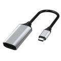 Miniatyrbilde 1 av 8: 1Pc Type C til HDMI4K videokabelkonverter USB3.1 Type-C til HDM Silver