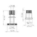 Miniatyrbilde 5 av 5: Cassette Deck Tape Gear for Technics Panasonic SC-CH404X CH505X A