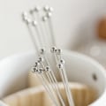 Miniatyrbilde 8 av 8: Kulevisp av rustfritt stål Rustfri perleeggvisper håndholdt L