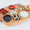 Pikkukuva 3 / 8: Simuloitu Bowl Plate Spoon Pot Playing House Miniatyyri keittiövälineet A16