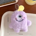Miniatyrbilde 1 av 8: e Monsters Dukkenøkler Nøkkelring Jenter Bilnøkkelring Kawaii Kvinner Ba A7