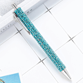 Miniatyrbillede 1 af 8: Tryk Metal Kuglepenne Diamant Multi-farve Gavepen Creativ A13