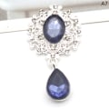 Pikkukuva 8 / 8: Kiiltävä rintakoru 45*25mm Crystal Asusteet Muoti Upea ke A3