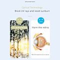 Miniatyrbilde 5 av 8: Trendy solbriller for kvinner Design Gradient farge Rosa solglass A