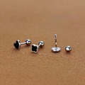 Miniatyrbillede 3 af 8: 1Par Fashion Simple Øreringe til Kvinder Øreben Neglebrusk A3