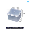 Miniatyrbilde 1 av 8: Flip Transparent Desktop Oppbevaringsboks LED-frontlykt Emballasje Bo M