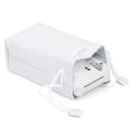 Pikkukuva 8 / 8: Kiristysnyörilaukku Vedenpitävä PU Instant Camera Shell Kannettava Colo White