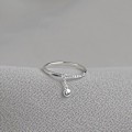 Miniatyrbild 1 av 8: Chain Tofs Ring Justerbar Enkelt Mode Dam Party Ring J Silver