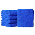 Miniatyrbillede 8 af 8: 5/10 Stk/sæt Blød Auto Car Microfiber Vaskeklud Rengøringshåndklæder Blue