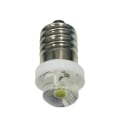 Miniatyrbilde 3 av 5: 3/4,5/6V 0,5W lommelyktpære 6000K hvit LED E10-sokkel 3V