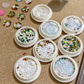 Miniatyrbilde 4 av 8: Julepynt Tips Snøfnugg Neglepaljetter Neglekunst Glitter A5