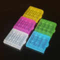 Miniatyrbilde 3 av 5: Ny fargerik plastbatteriholderveske 4 AA AAA hardplast A2