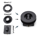 Pikkukuva 6 / 8: 2kpl Universal auton lattiakiinnityspisteet Mattomatto Mats Clips